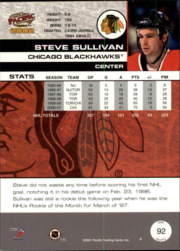 B0106- 2001-02 Pacific Hockey Karten 1-452 + Rookies -du Pick- 15 + Free US - Bild 61 von 391