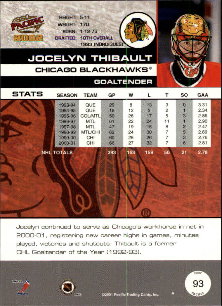 B0106- 2001-02 Pacific Hockey Karten 1-452 + Rookies -du Pick- 15 + Free US - Bild 63 von 391