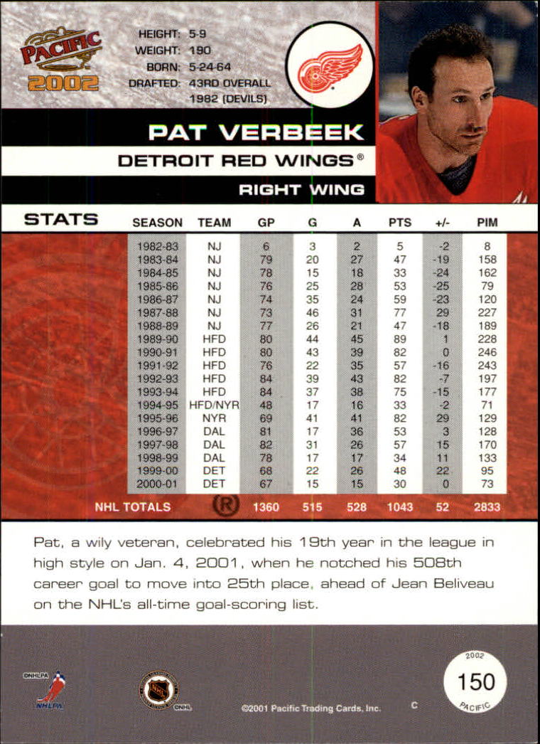 B0106- 2001-02 Pacific Hockey Karten 1-452 + Rookies -du Pick- 15 + Free US - Bild 105 von 391