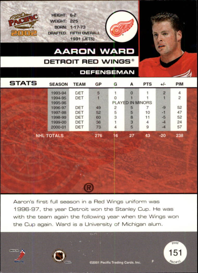 B0106- 2001-02 Pacific Hockey Karten 1-452 + Rookies -du Pick- 15 + Free US - Bild 107 von 391