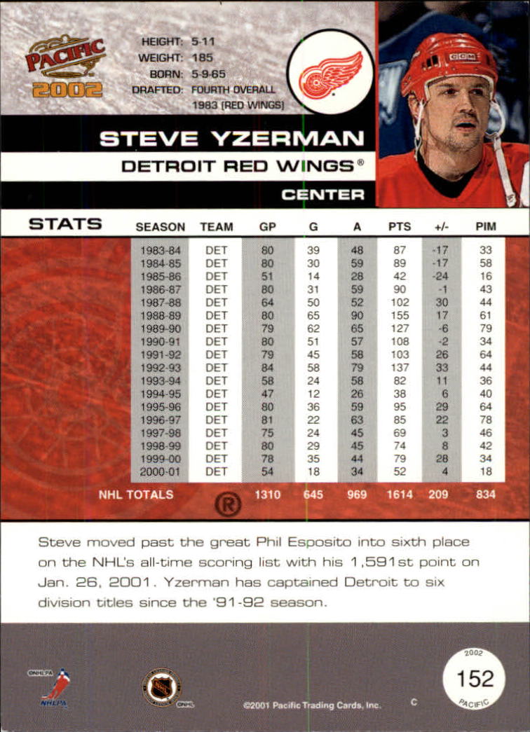 B0106- 2001-02 Pacific Hockey Karten 1-452 + Rookies -du Pick- 15 + Free US - Bild 109 von 391