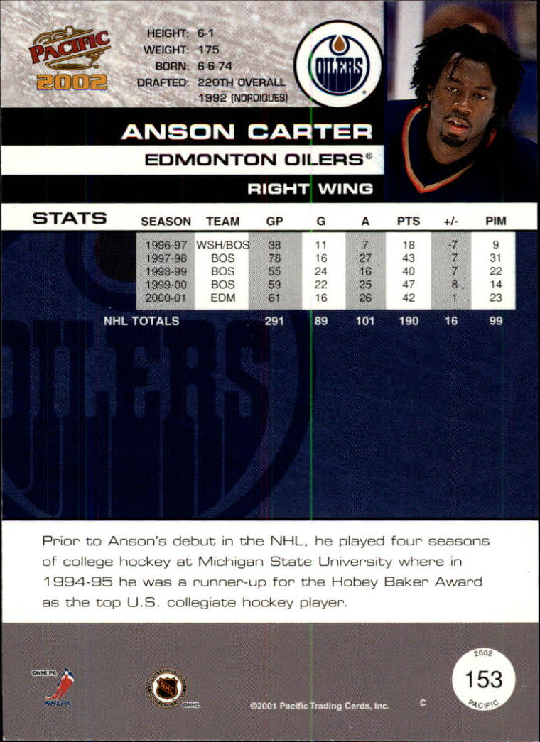 B0106- 2001-02 Pacific Hockey Karten 1-452 + Rookies -du Pick- 15 + Free US - Bild 111 von 391