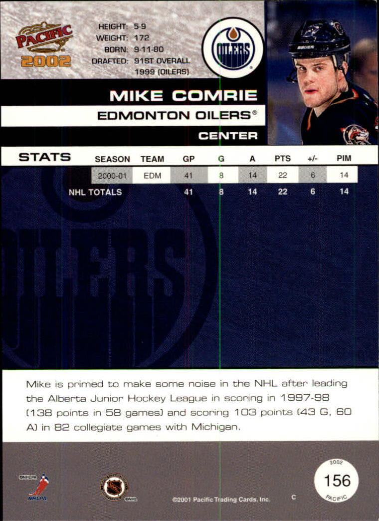 B0106- 2001-02 Pacific Hockey Karten 1-452 + Rookies -du Pick- 15 + Free US - Bild 115 von 391