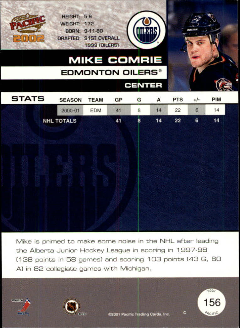 B0106- 2001-02 Pacific Hockey Karten 1-452 + Rookies -du Pick- 15 + Free US - Bild 117 von 391