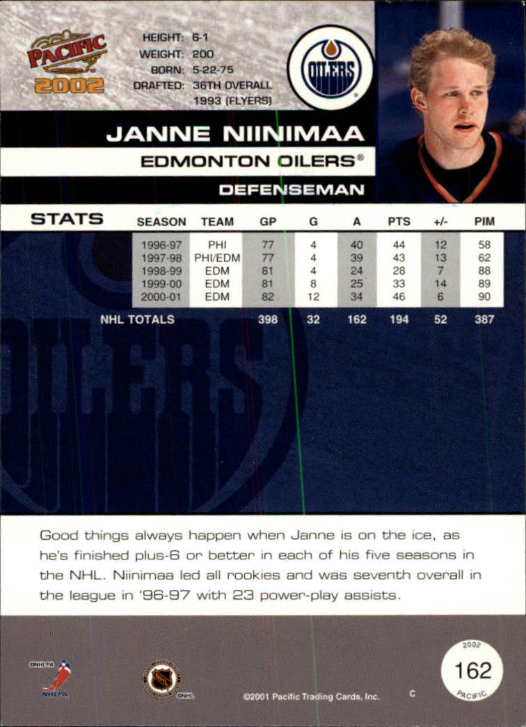 B0106- 2001-02 Pacific Hockey Karten 1-452 + Rookies -du Pick- 15 + Free US - Bild 129 von 391