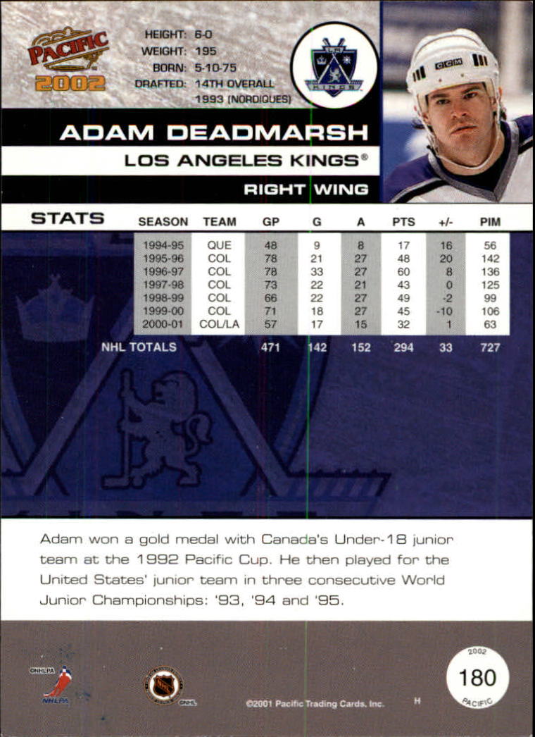 B0106- 2001-02 Pacific Hockey Karten 1-452 + Rookies -du Pick- 15 + Free US - Bild 143 von 391