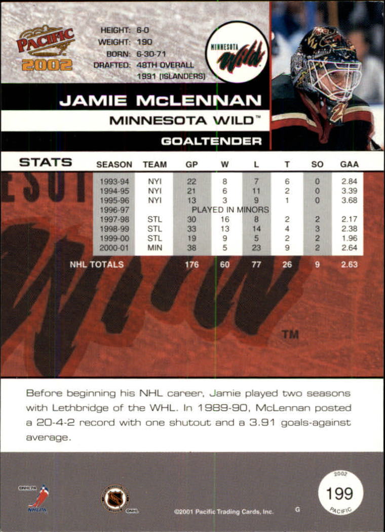 B0106- 2001-02 Pacific Hockey Karten 1-452 + Rookies -du Pick- 15 + Free US - Bild 161 von 391