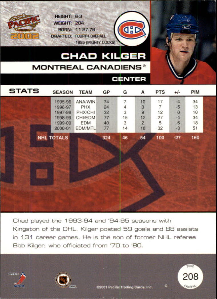 B0106- 2001-02 Pacific Hockey Karten 1-452 + Rookies -du Pick- 15 + Free US - Bild 167 von 391