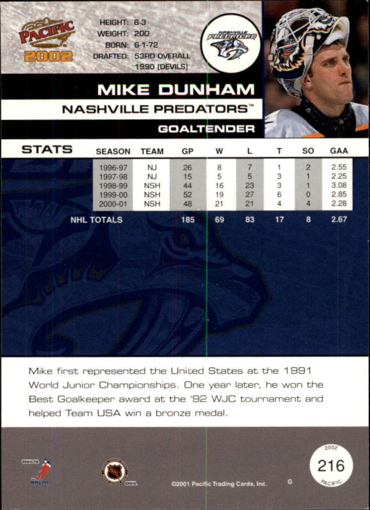 B0106- 2001-02 Pacific Hockey Karten 1-452 + Rookies -du Pick- 15 + Free US - Bild 179 von 391