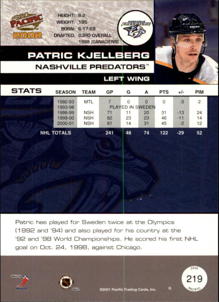 B0106- 2001-02 Pacific Hockey Karten 1-452 + Rookies -du Pick- 15 + Free US - Bild 183 von 391