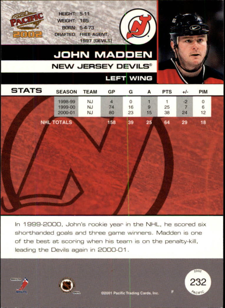 B0106- 2001-02 Pacific Hockey Karten 1-452 + Rookies -du Pick- 15 + Free US - Bild 201 von 391