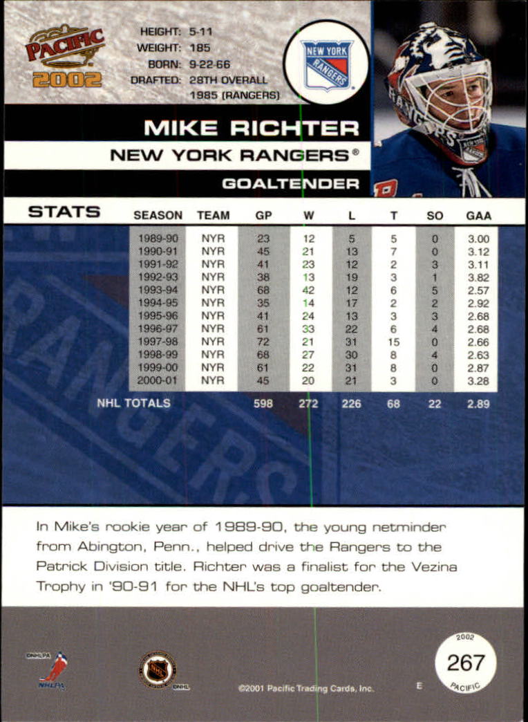 B0106- 2001-02 Pacific Hockey Karten 1-452 + Rookies -du Pick- 15 + Free US - Bild 237 von 391
