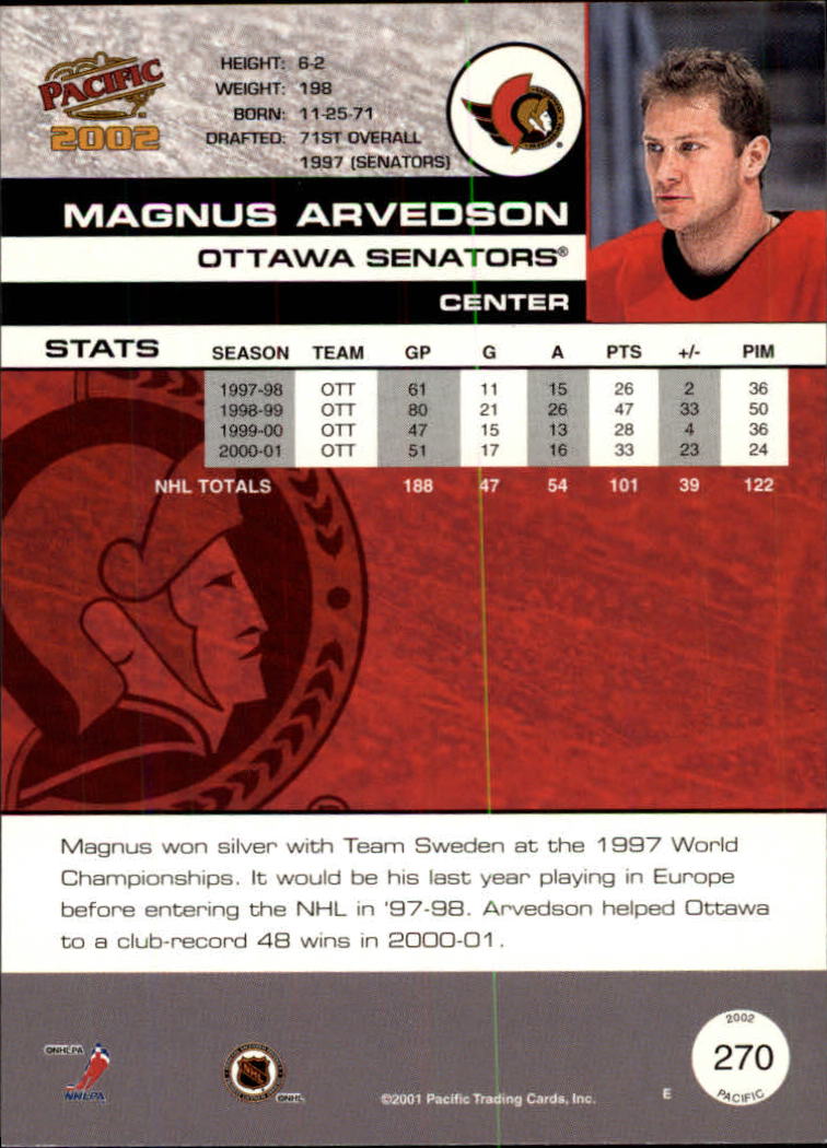B0106- 2001-02 Pacific Hockey Karten 1-452 + Rookies -du Pick- 15 + Free US - Bild 241 von 391