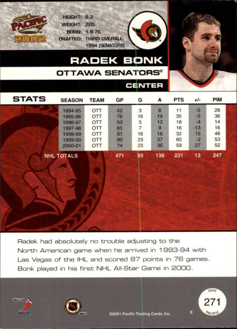 B0106- 2001-02 Pacific Hockey Karten 1-452 + Rookies -du Pick- 15 + Free US - Bild 243 von 391