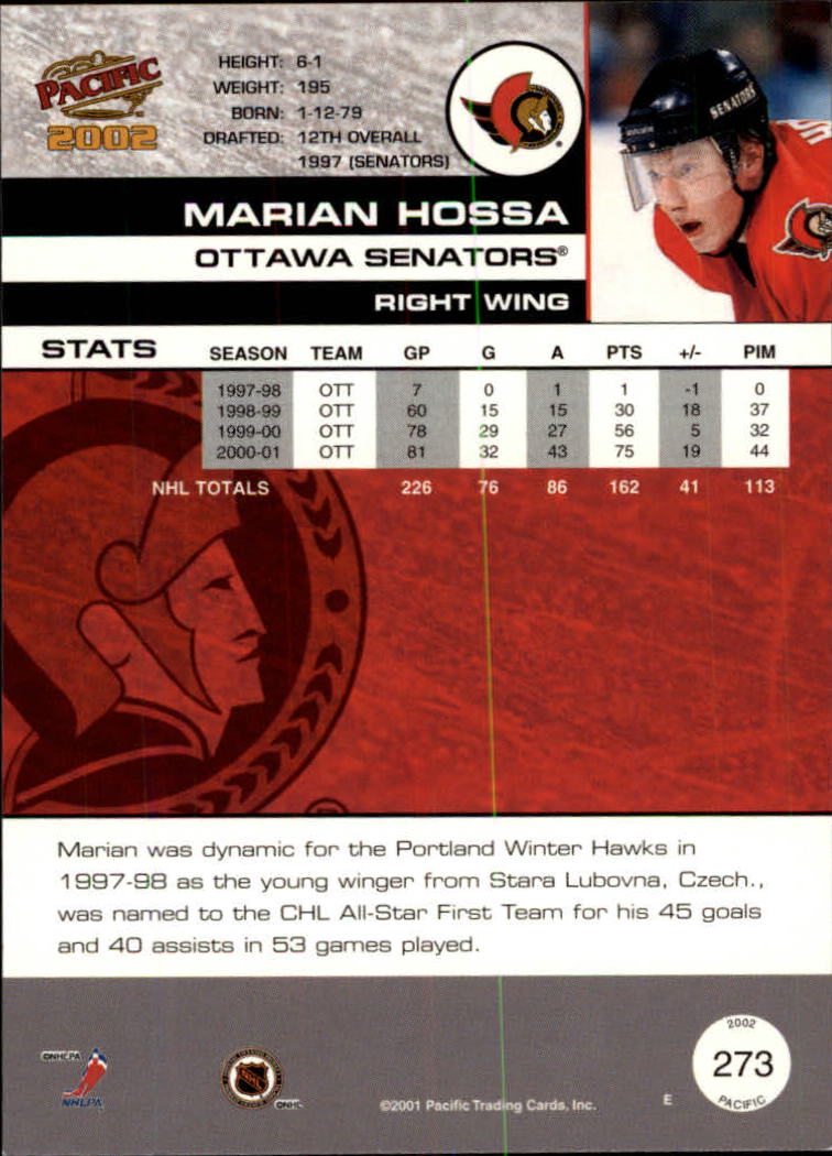 B0106- 2001-02 Pacific Hockey Karten 1-452 + Rookies -du Pick- 15 + Free US - Bild 245 von 391