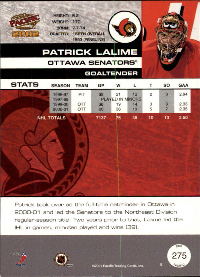 B0106- 2001-02 Pacific Hockey Karten 1-452 + Rookies -du Pick- 15 + Free US - Bild 247 von 391