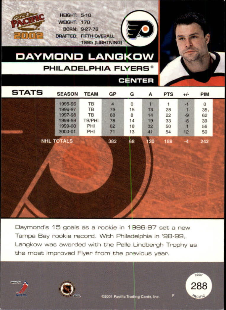 B0106- 2001-02 Pacific Hockey Karten 1-452 + Rookies -du Pick- 15 + Free US - Bild 263 von 391