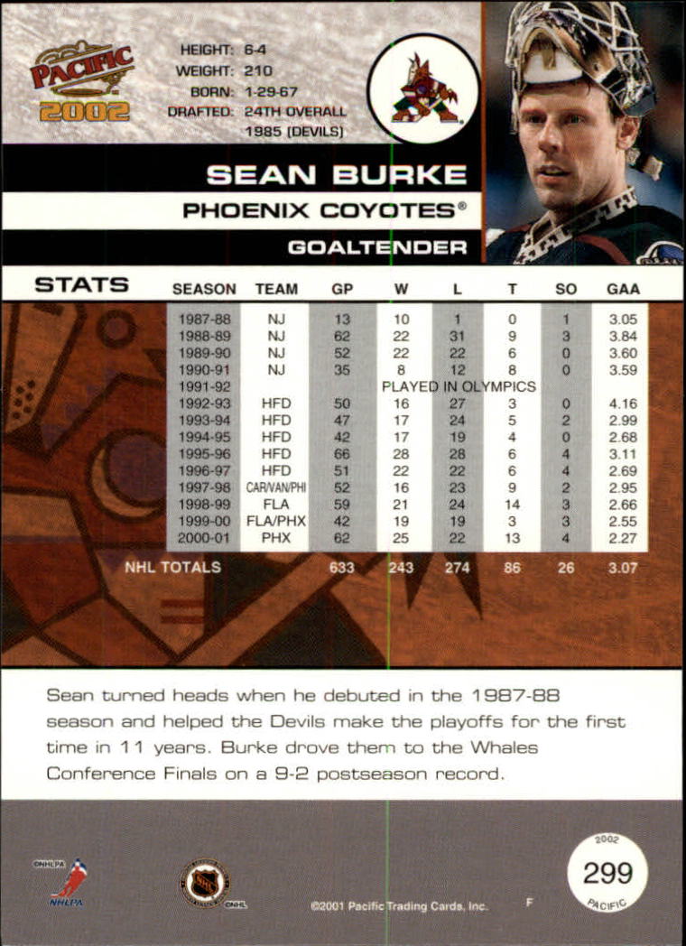 B0106- 2001-02 Pacific Hockey Karten 1-452 + Rookies -du Pick- 15 + Free US - Bild 275 von 391