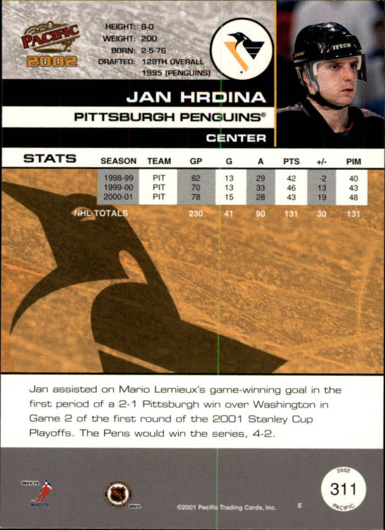 B0106- 2001-02 Pacific Hockey Karten 1-452 + Rookies -du Pick- 15 + Free US - Bild 287 von 391