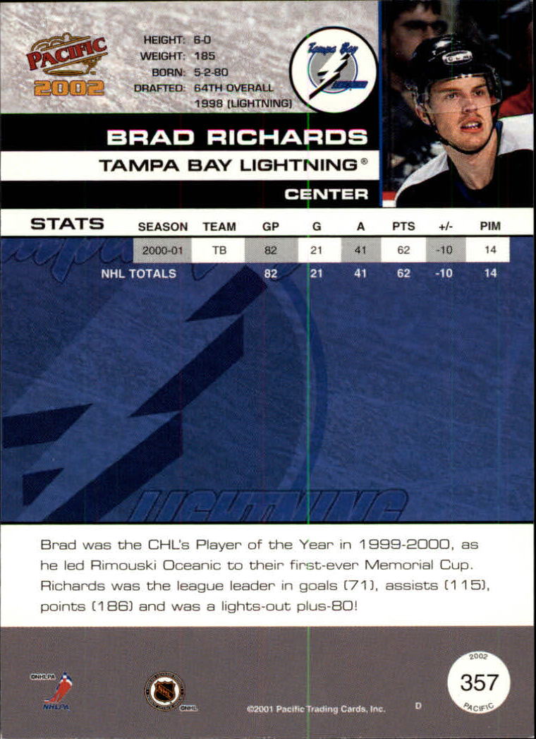 B0106- 2001-02 Pacific Hockey Karten 1-452 + Rookies -du Pick- 15 + Free US - Bild 321 von 391