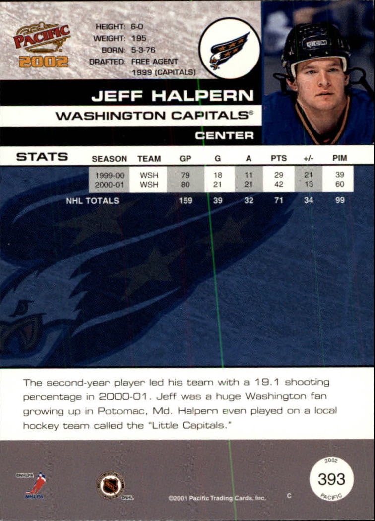 B0106- 2001-02 Pacific Hockey Karten 1-452 + Rookies -du Pick- 15 + Free US - Bild 367 von 391
