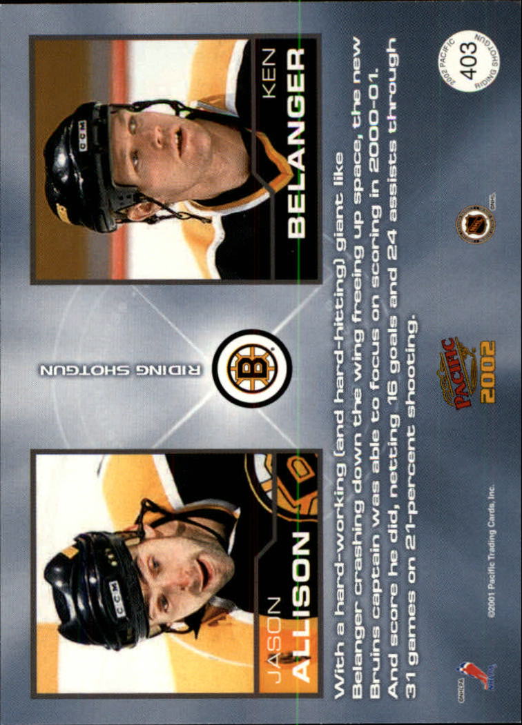 B0106- 2001-02 Pacific Hockey Karten 1-452 + Rookies -du Pick- 15 + Free US - Bild 377 von 391