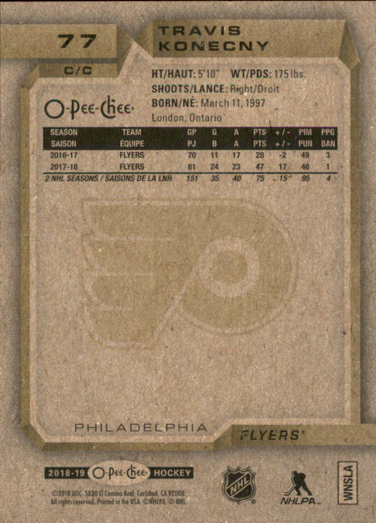 A6346- 2018-19 O-Pee-Chee Hockey Card #s 1-250 -You Pick- 15+ FREE US SHIP