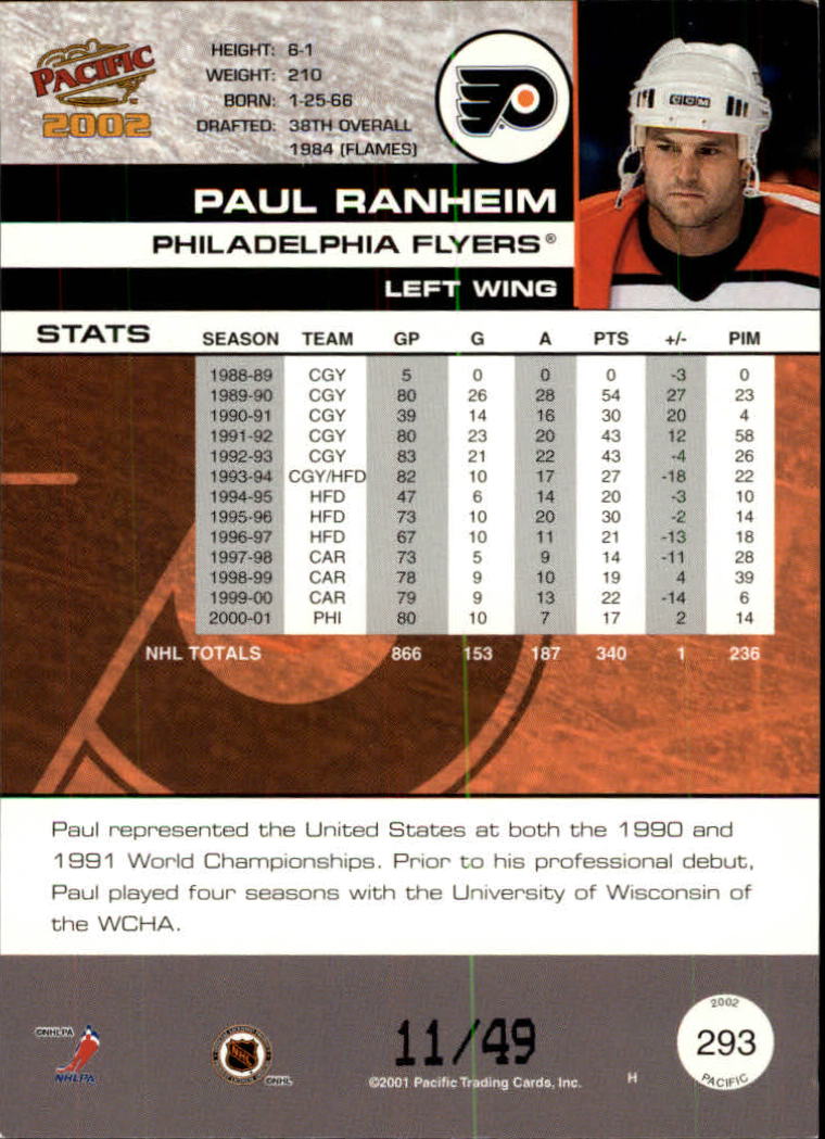 Sports Card Back