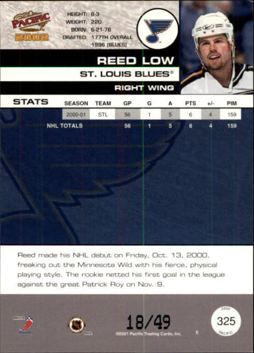 Sports Card Back