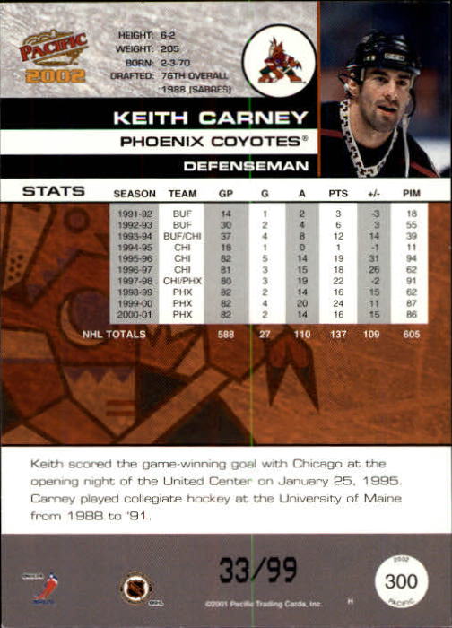 Sports Card Back