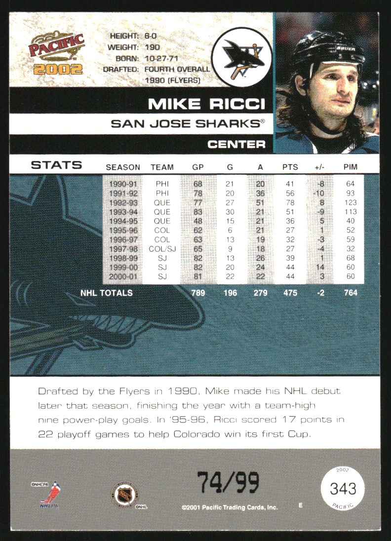 Sports Card Back