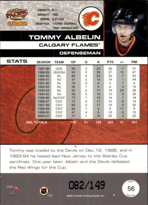 Sports Card Back