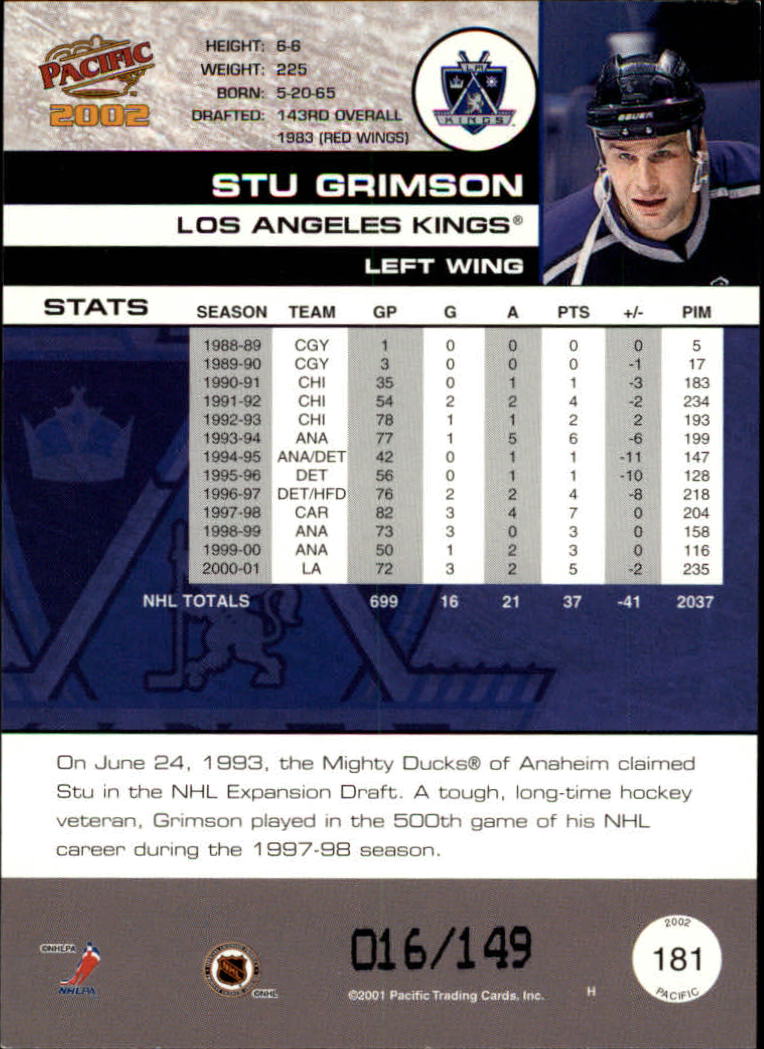 Sports Card Back