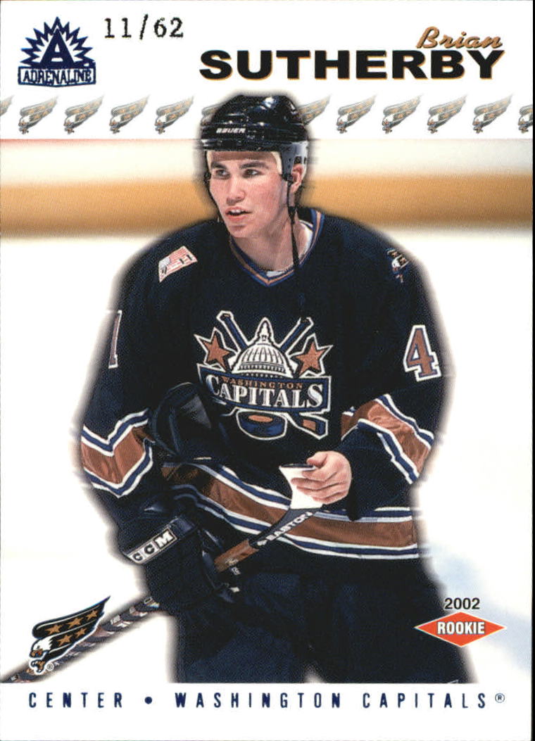 2001-02 Pacific Adrenaline Blue #225 Brian Sutherby