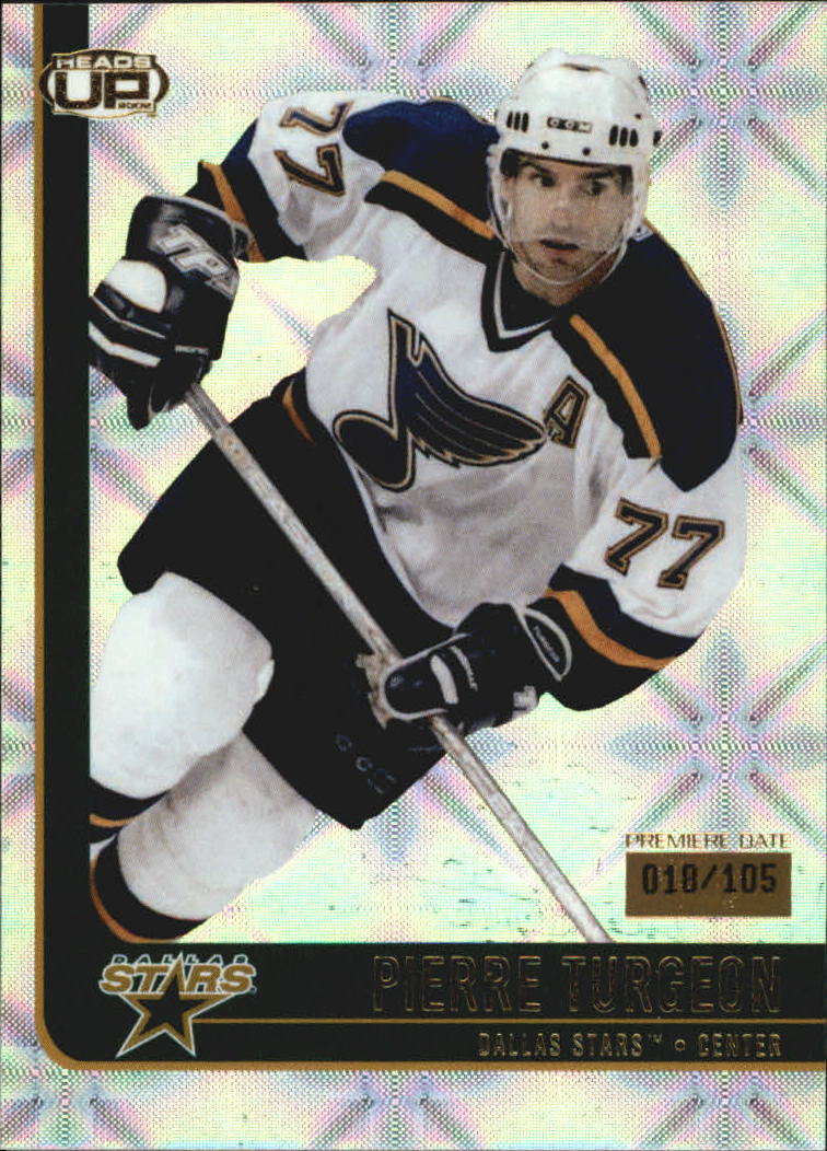 2001-02 Pacific Heads Up Premiere Date #33 Pierre Turgeon