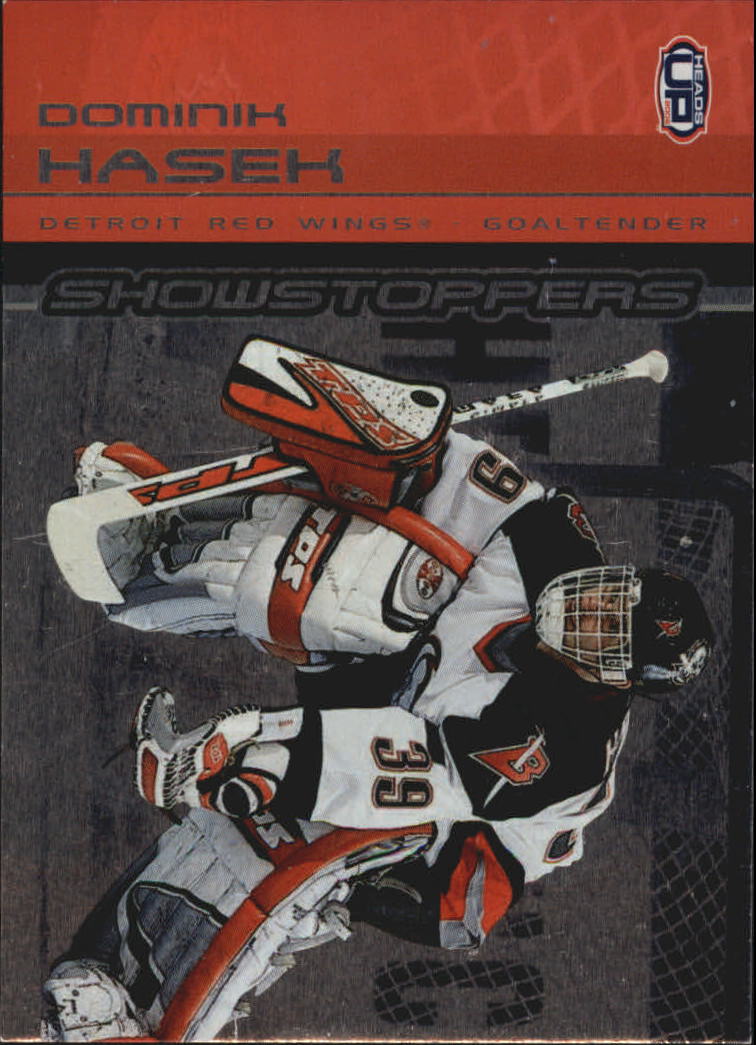 2001-02 Pacific Heads Up Showstoppers #6 Dominik Hasek