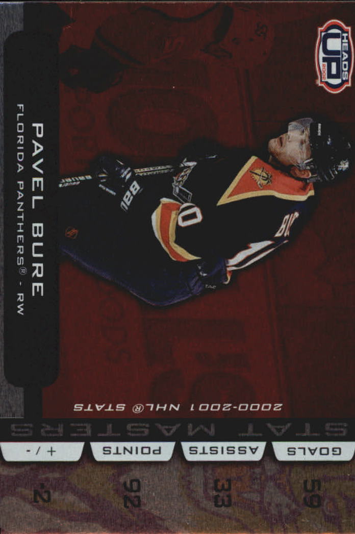 2001-02 Pacific Heads Up Stat Masters #8 Pavel Bure