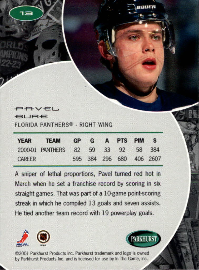 B2816- 2001-02 Parkhurst Hk Card #s 1-250 +Rookies -You Pick- 15+ FREE US SHIP - Picture 11 of 313