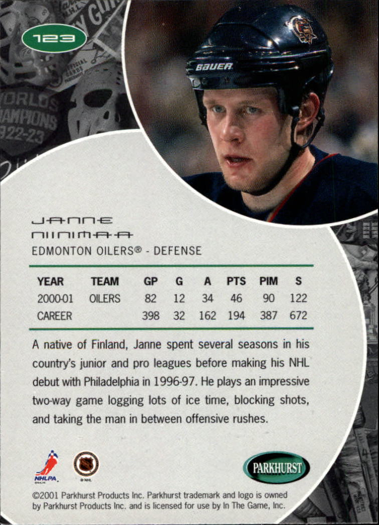 Sports Card Back