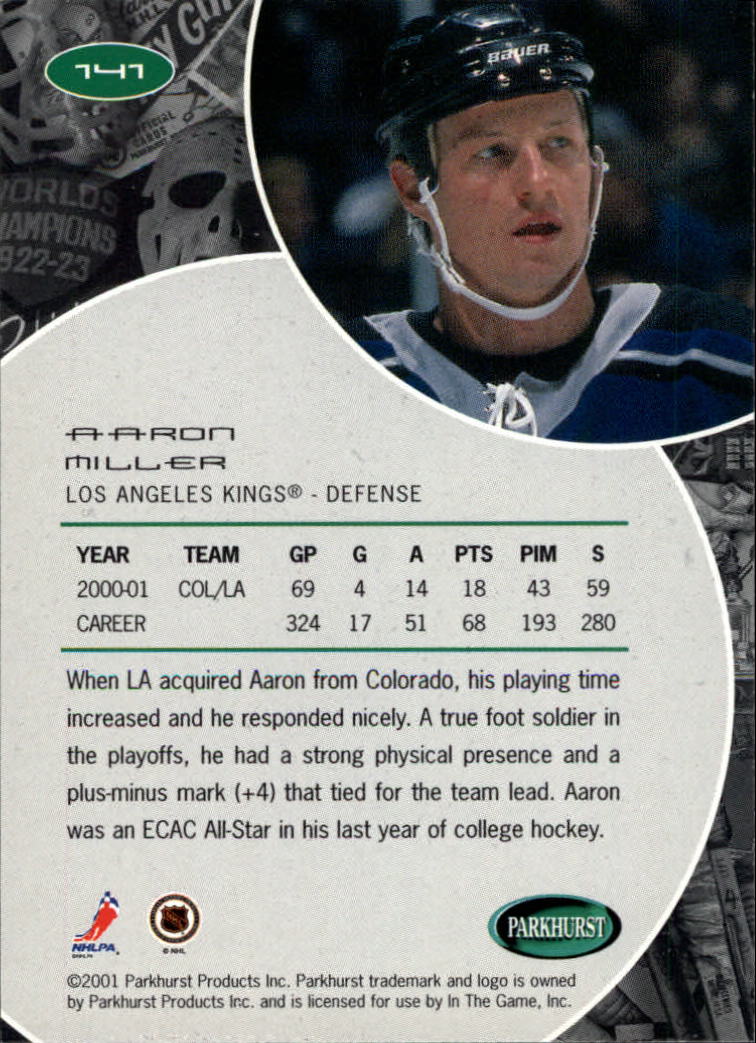 B2816- 2001-02 Parkhurst Hk Card #s 1-250 +Rookies -You Pick- 15+ FREE US SHIP - Picture 139 of 313