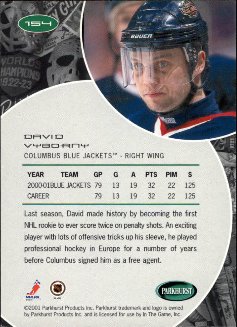 B2816- 2001-02 Parkhurst Hk Card #s 1-250 +Rookies -You Pick- 15+ FREE US SHIP - Picture 161 of 313