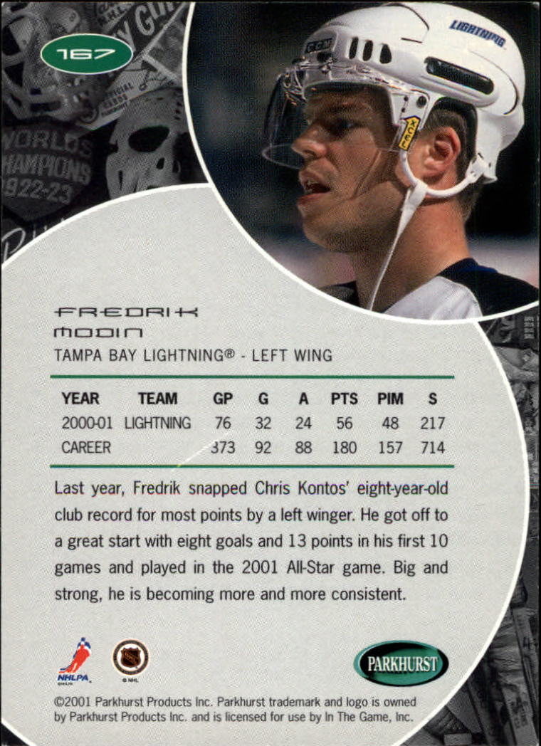 B2816- 2001-02 Parkhurst Hk Card #s 1-250 +Rookies -You Pick- 15+ FREE US SHIP - Picture 171 of 313