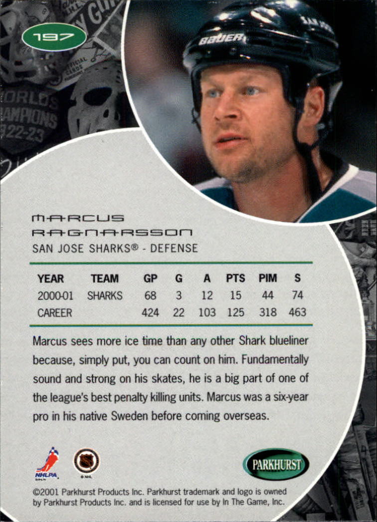 B2816- 2001-02 Parkhurst Hk Card #s 1-250 +Rookies -You Pick- 15+ FREE US SHIP - Picture 221 of 313