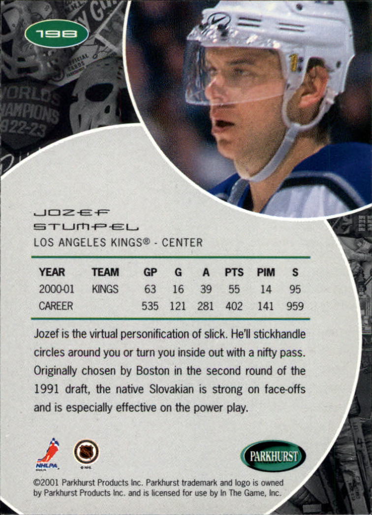 B2816- 2001-02 Parkhurst Hk Card #s 1-250 +Rookies -You Pick- 15+ FREE US SHIP - Picture 223 of 313