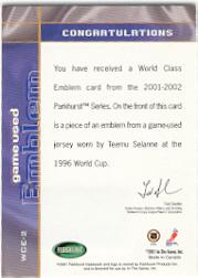 Sports Card Back