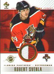2001-02 Private Stock Game Gear Patches #50 Robert Svehla