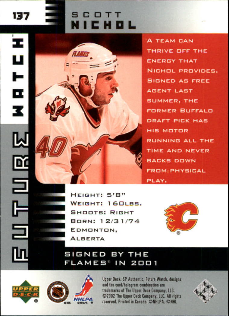 A3984- 2001-02 SP Authentic Hockey Card #s 1-180 -You Pick- 15+ FREE US SHIP - Picture 263 of 283
