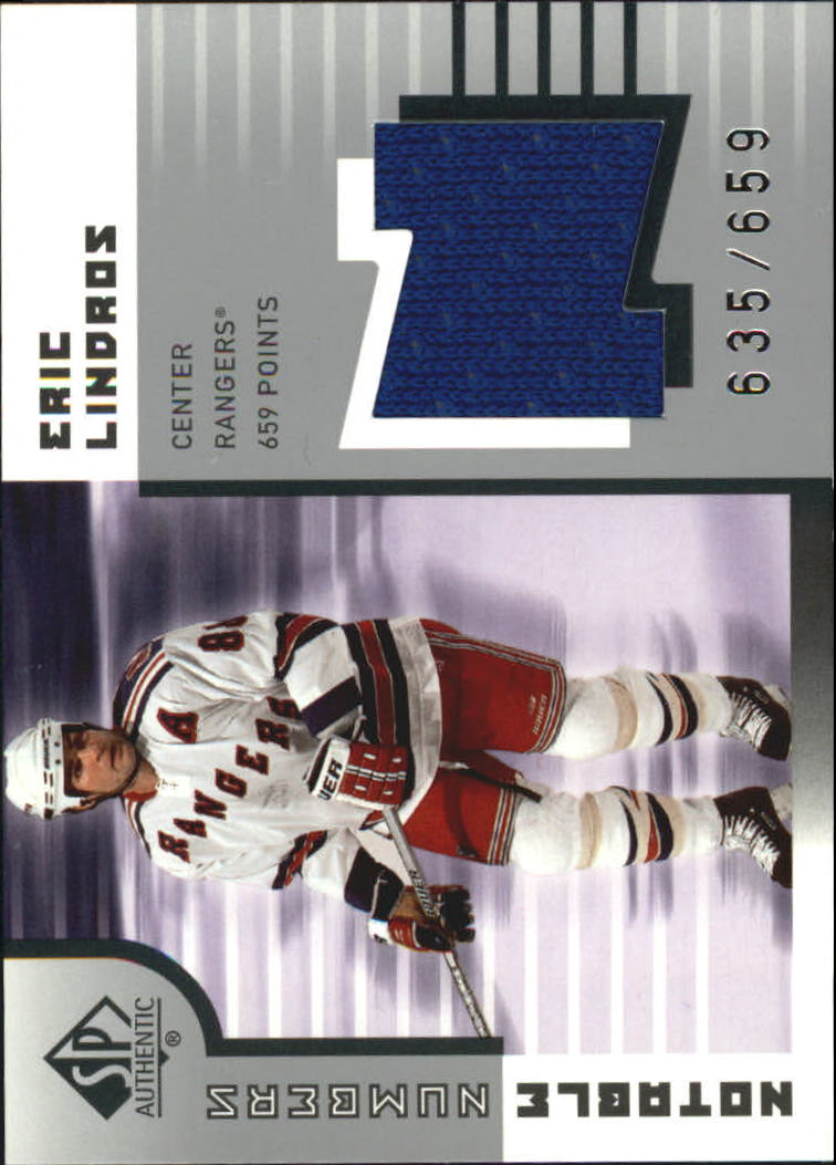 2001-02 SP Authentic Jerseys #NNEL Eric Lindros/659