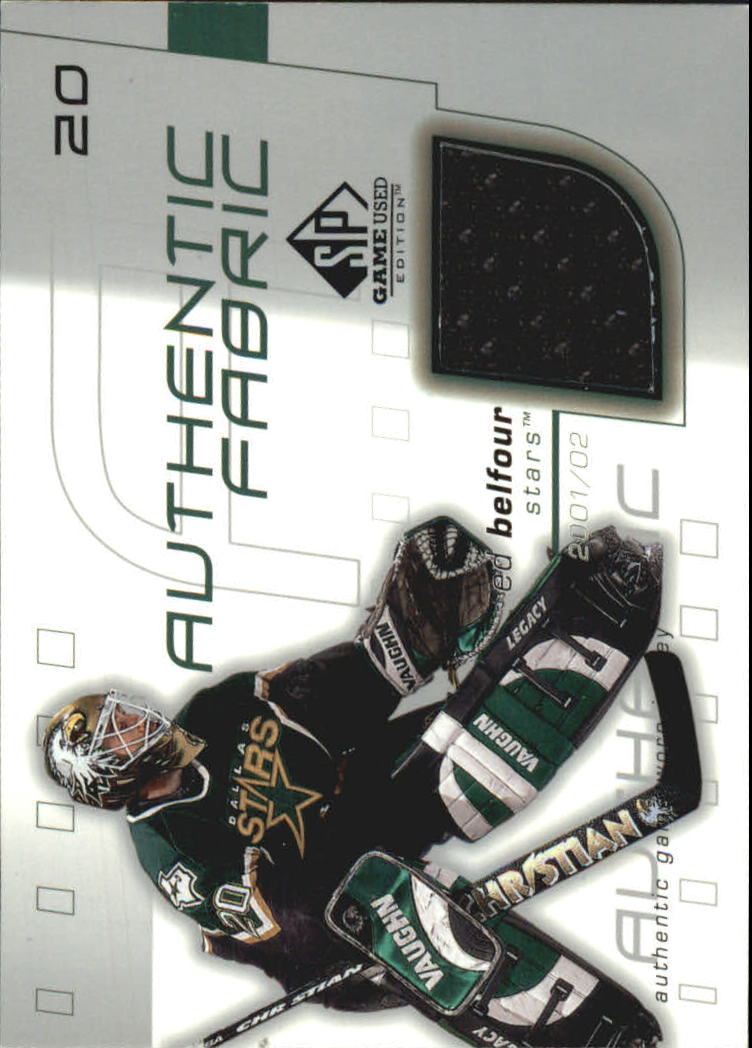 2001-02 SP Game Used Authentic Fabric #AFEB Ed Belfour