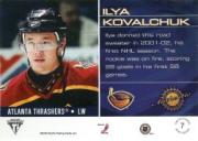 2001-02 Titanium Draft Day Edition #7 Ilya Kovalchuk back image